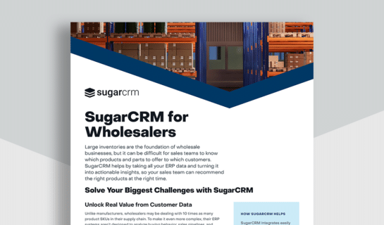 SugarCRM for Wholesalers